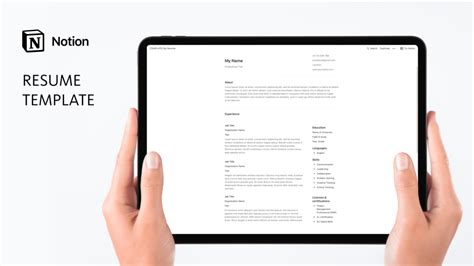 Notion | Resume Template