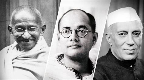 Subhas Chandra Bose, Mahatma Gandhi and Nehru: Admirers or adversaries ...