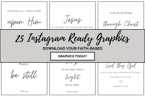 Instagram Bible Verse Graphics Social Media Ready Quotes - Etsy