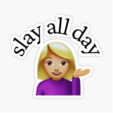 "slay sticker" Sticker for Sale by haraaesthetic | Redbubble