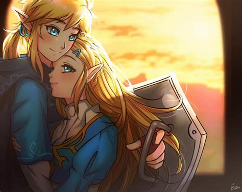 Link And Zelda Fan Art