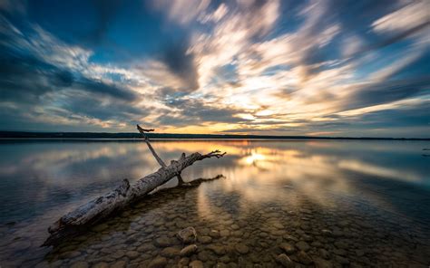 Lake View At Sunset Wallpapers - Wallpaper Cave