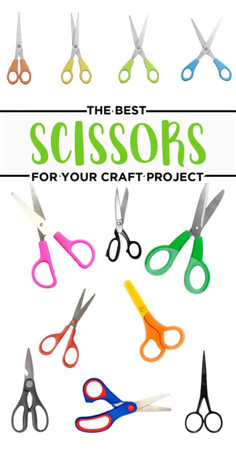 Different Types of Scissors For Your Craft Projects - Made with HAPPY