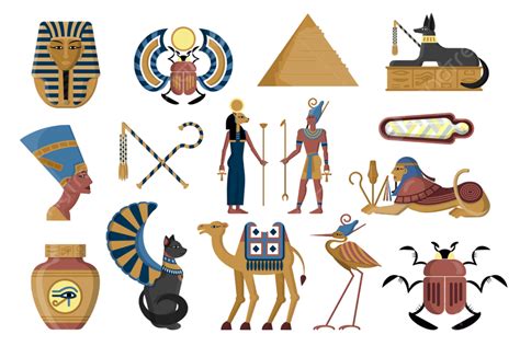 Egyptian Symbols Egypt Pharaoh God, Pyramid, Statue, Symbol PNG and ...