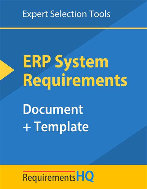 ERP System Requirements Document & Template - Biz1Content