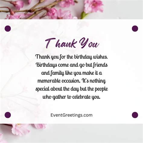 65 Best Thank You Messages For Birthday Wishes Quotes And, 42% OFF