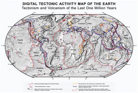 A Map Of Tectonic Plates And Their Boundaries - World Map Tectonic ...