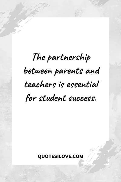 Quotes About Parents and Teachers Working Together - Quotes I Love