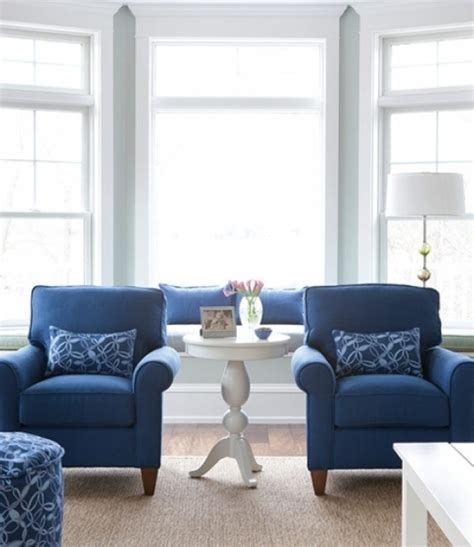 Blue Accent Chairs For Living Room