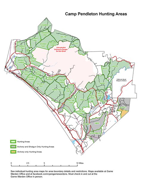 Camp Pendleton Area Map