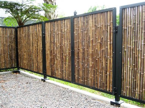 Yard, Garden & Outdoor Living Home Garden Fake Bamboo Fence PVC Privacy ...