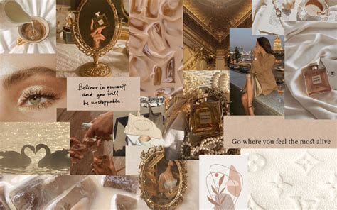 [33+] Beige Aesthetic Collage Laptop Wallpapers on WallpaperSafari ...