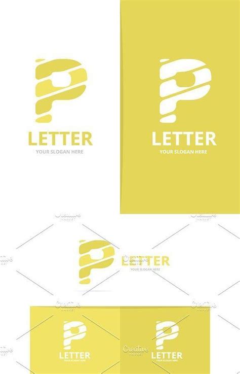 Yellow Letter P Logo - LogoDix