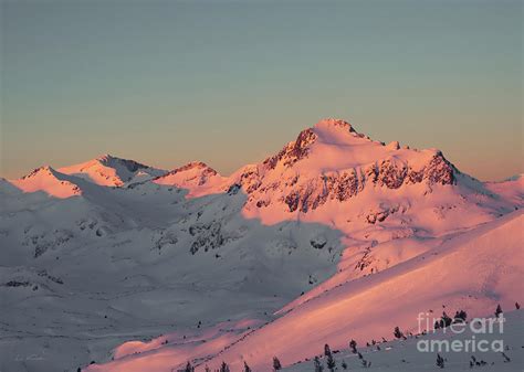 Snowy mountain sunrise Photograph by Luke Kanelov - Fine Art America