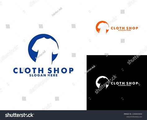 Clothing Store Logo Design Inspiration Cloth Stock Vector (Royalty Free ...