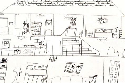 Inside A House Drawing at PaintingValley.com | Explore collection of ...