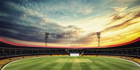 Beautiful Cricket Stadium Wallpaper Mural - Magic Decor