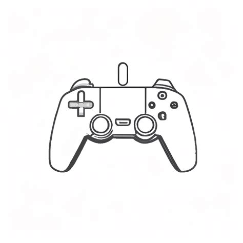 PlayStation Video Game Controller Outline · Creative Fabrica