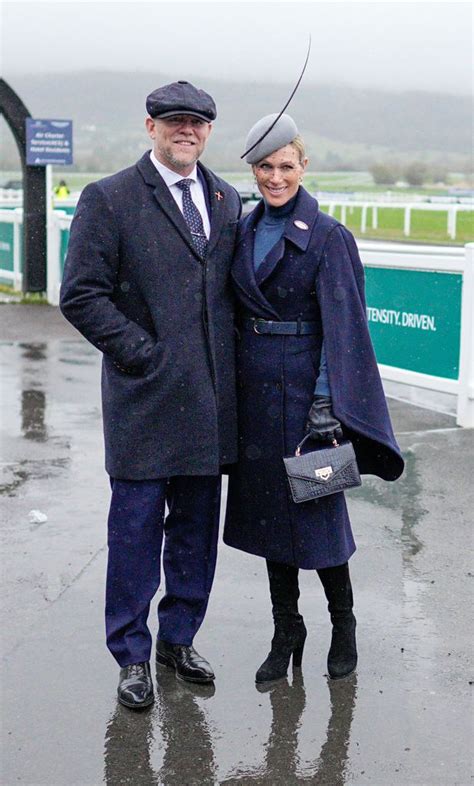 Zara Tindall nails race day glamour with extraordinary cape and plumed ...