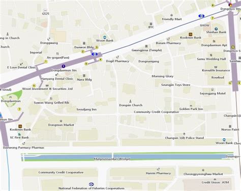 Dongdaemun Market Map