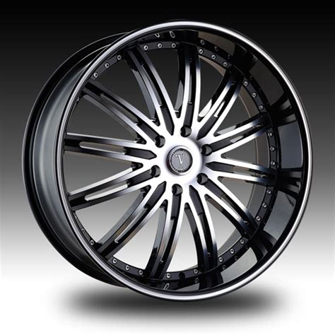 Velocity VW 865BM 24 X 10 Inch Rims (Two Tone) | Velocity VW 865BM Rims