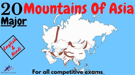 Map Of Mountain Ranges In Asia