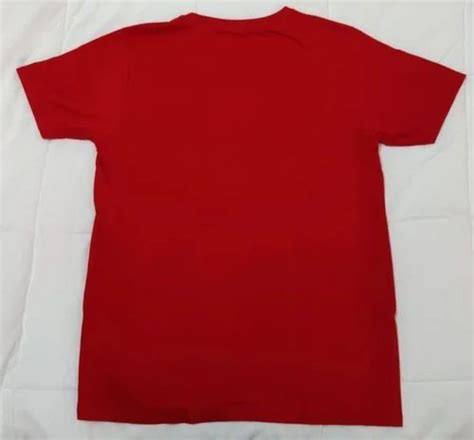 Cotton Men Plain Red T Shirt at Rs 135 in Tiruppur | ID: 27118358891