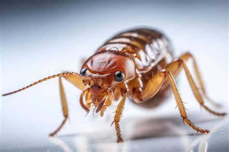 Premium AI Image | A cockroach with a black eye and a blue eye.