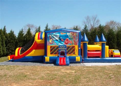 Durable Commercial Bounce House Obstacle Course For Adult Inflatable Games