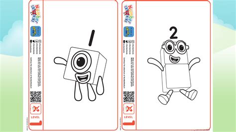 Numberblocks Coloring Pages 21 25