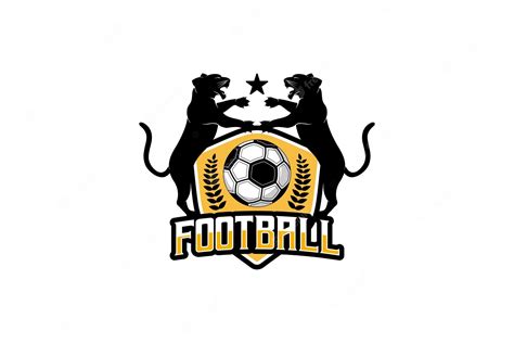 Premium Vector | Soccer logo design two tigers with shield modern ...