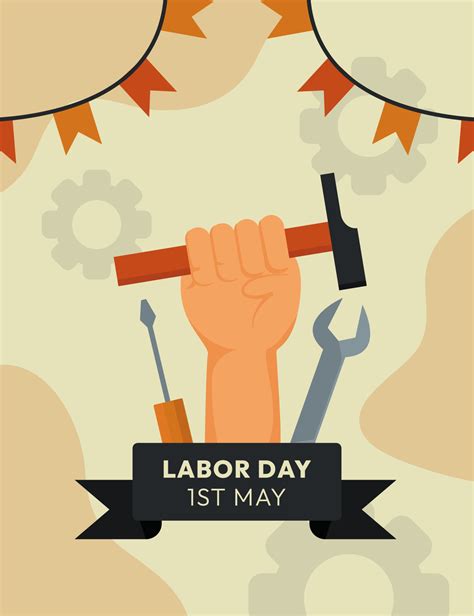 Labour Day Poster Vector Art, Icons, and Graphics for Free Download