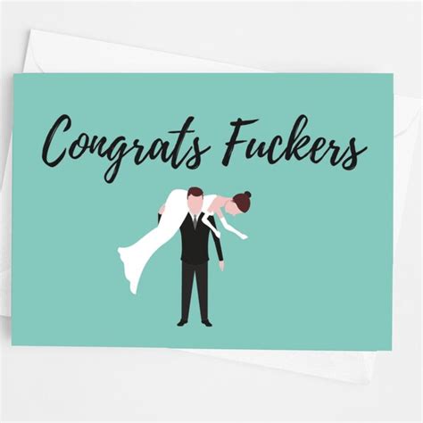 Funny Wedding Cards - Etsy