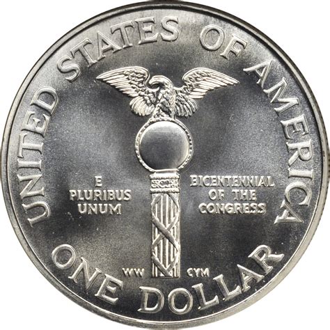 Value of 1989 $1 Congress Silver Coin | Sell Silver Coins