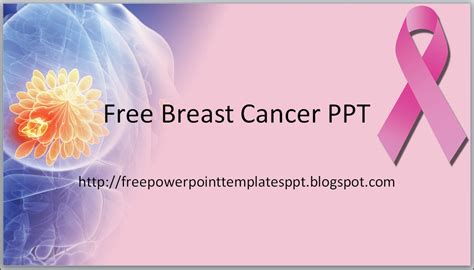 Free Breast Cancer PowerPoint Templates Pink Background ~ Free ...