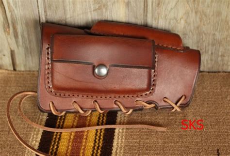 SKS Butt Stock Cover with Cheek Rest | Rick Lowe Custom Leather ...