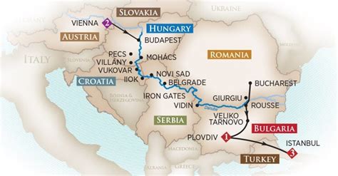 The Lower Danube River Cruise Route — Dream Destinations