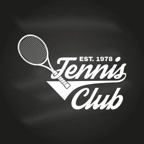 Tennis club. Vector illustration. 13275439 Vector Art at Vecteezy