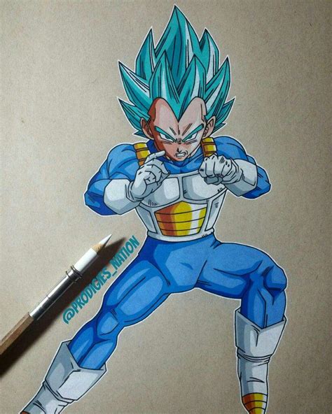 Dragon Ball Z Vegeta Drawing at PaintingValley.com | Explore collection ...