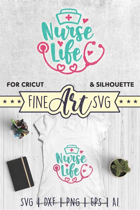 Nurse Life Svg File, Cricut Silhouette Cutting Files, Medical Shirt Svg ...