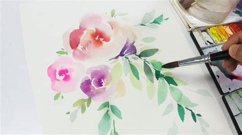 Youtube Watercolor Tutorials Flowers