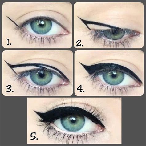 The Cat Eye made easy.... | Cat eye makeup, Retro makeup, Eye makeup