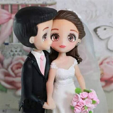 Bride and Groom Wedding Cake Topper Anime Wedding Cake - Etsy