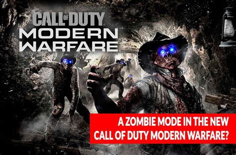 A zombie mode in the new Call of Duty Modern Warfare ? | Kill The Game