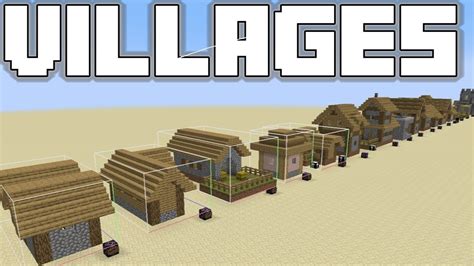 Minecraft Village House Types