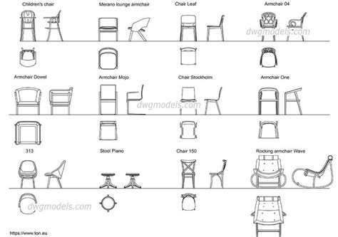 Chair Elevation Dwg 10 Images - modernchairs