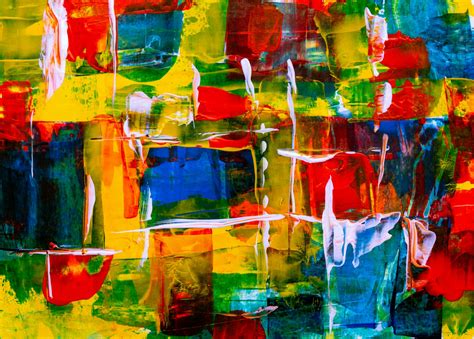 Assorted-color Abstract Painting · Free Stock Photo