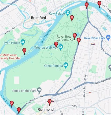 Kew Gardens Map London | Fasci Garden