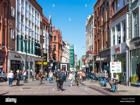 Grafton Street Dublin City Centre Dublin Ireland Europe EU Stock Photo ...