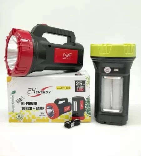 24 ENERGY Rechargeable Solar Torch, 20WATT, Battery/Solar at ₹ 550 ...